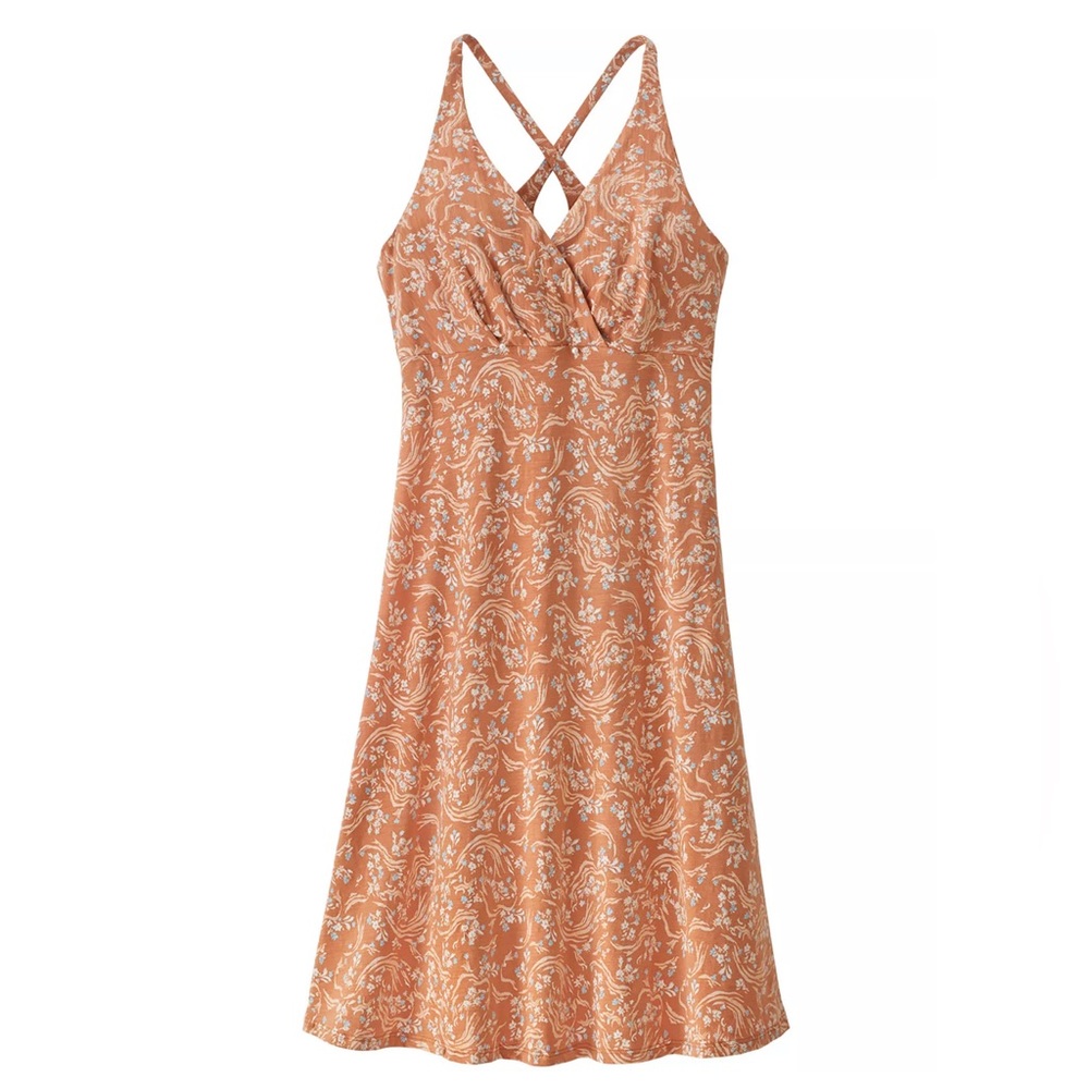 Patagonia Women's Amber Dawn Dress in Toasted Peach